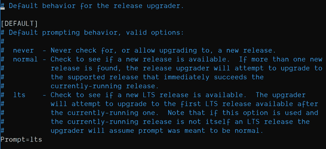 default release ugrader